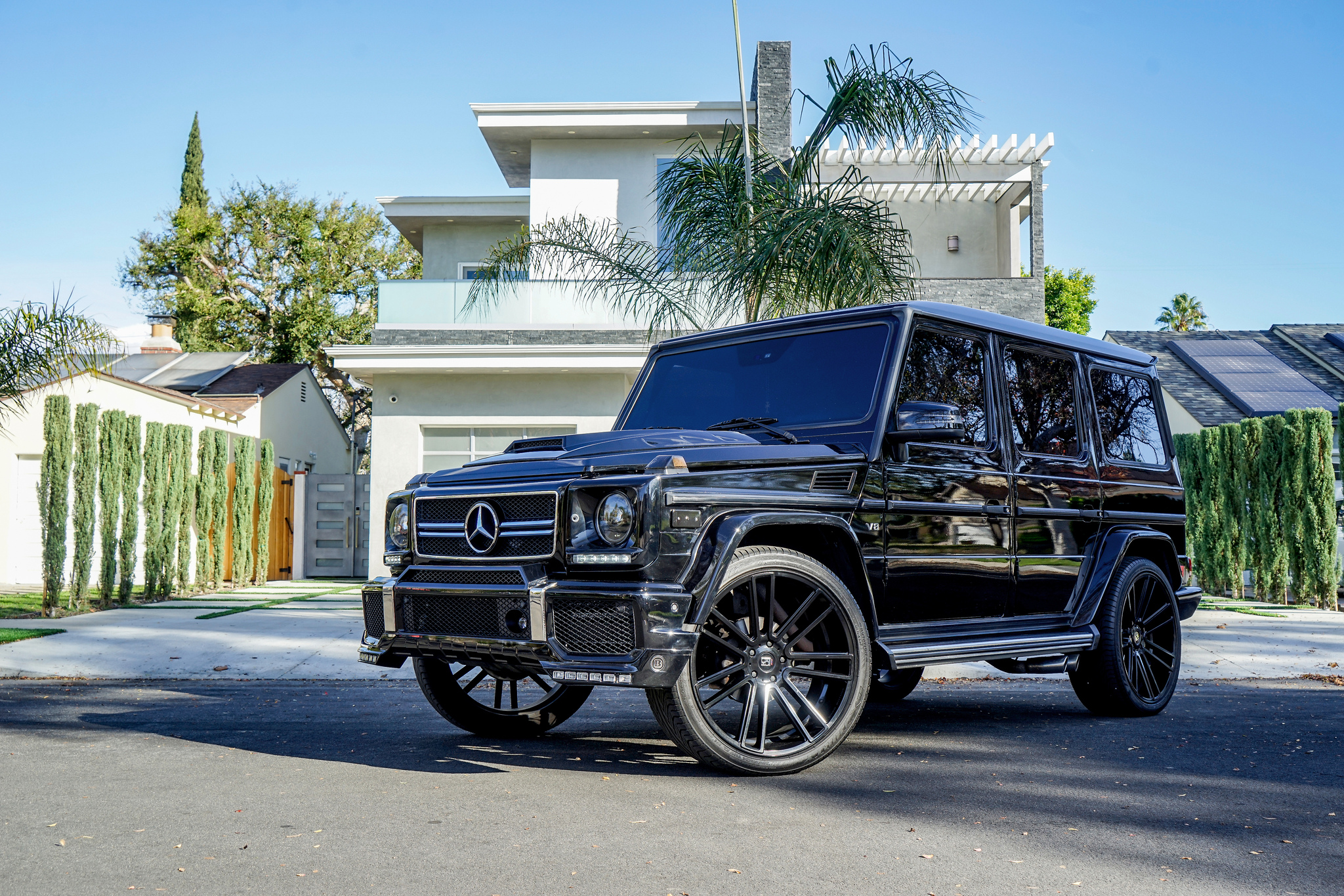 Koko Kuture wheels Massa 7 Black on Mercedes G